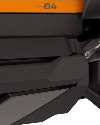 Supporto laterale integrato del BMW CE 04.